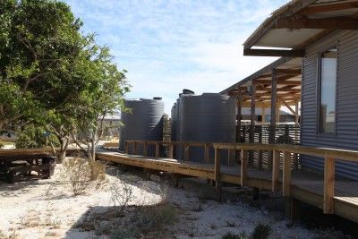 Rainwater harvesting is vital in this arid Strandveld climate